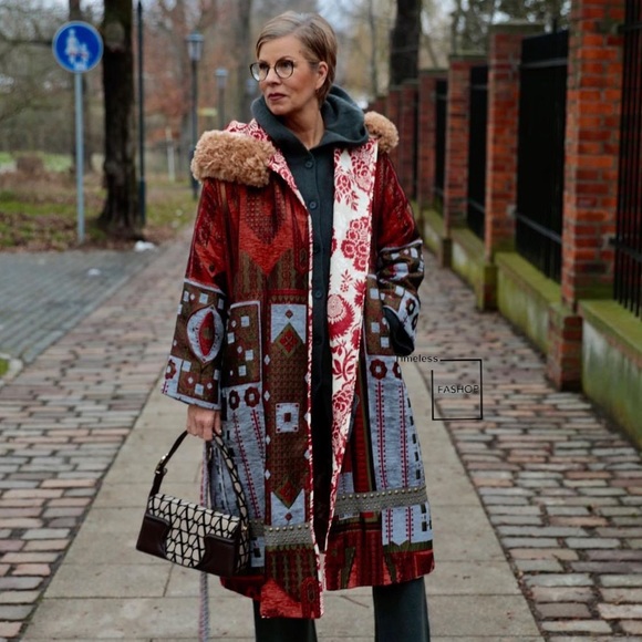 ZARA ATELIER JACQUARD COAT LIMITED EDITION - Picture 10 of 10